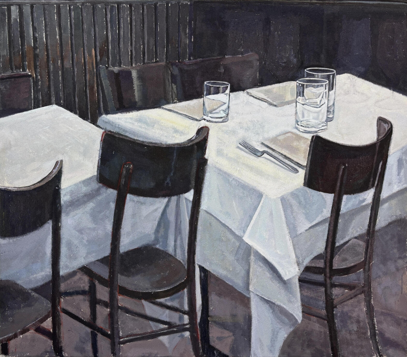 Still life of Absence 34*39" Acrylic