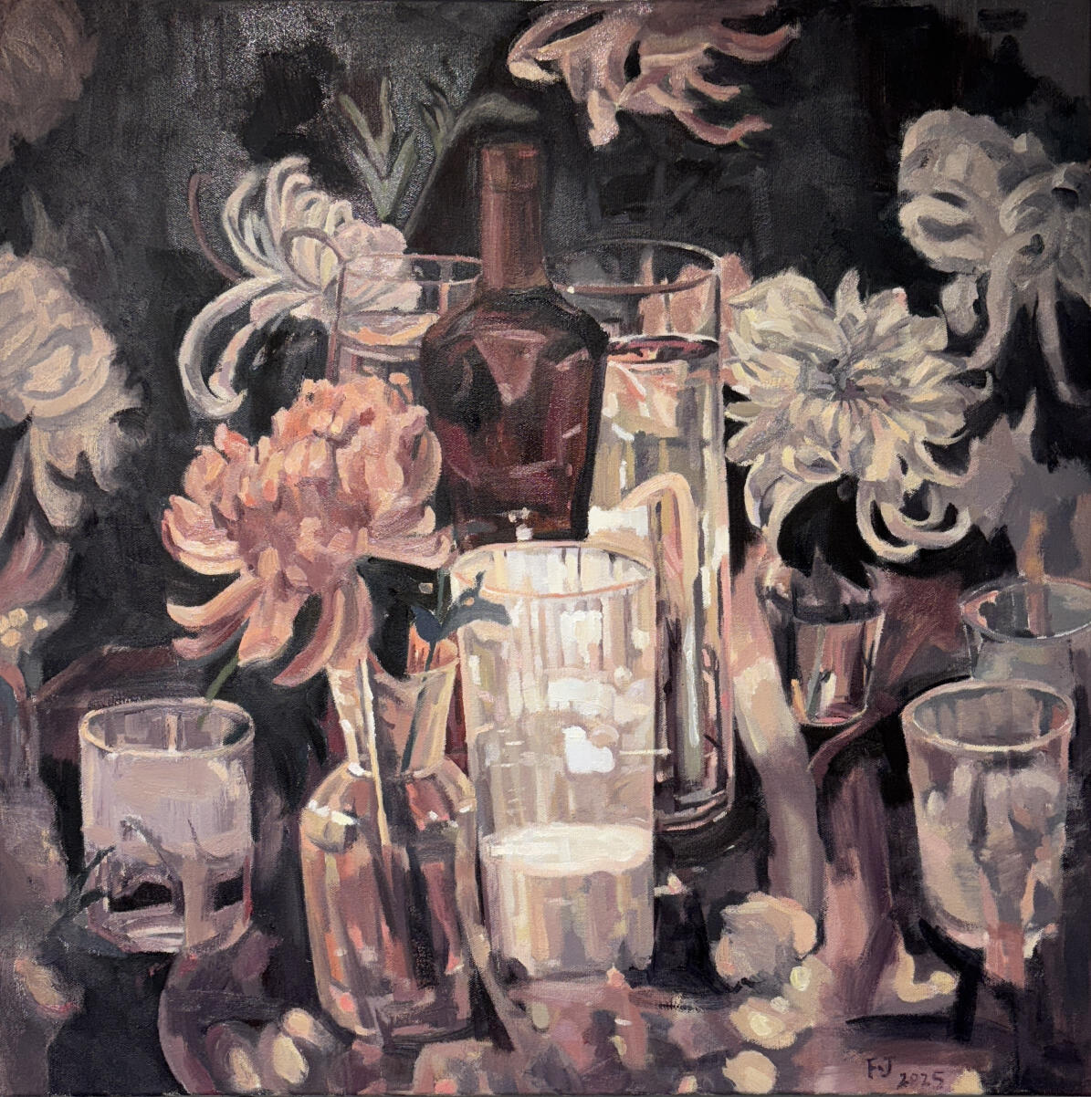 The last candle 24*24" oil paint