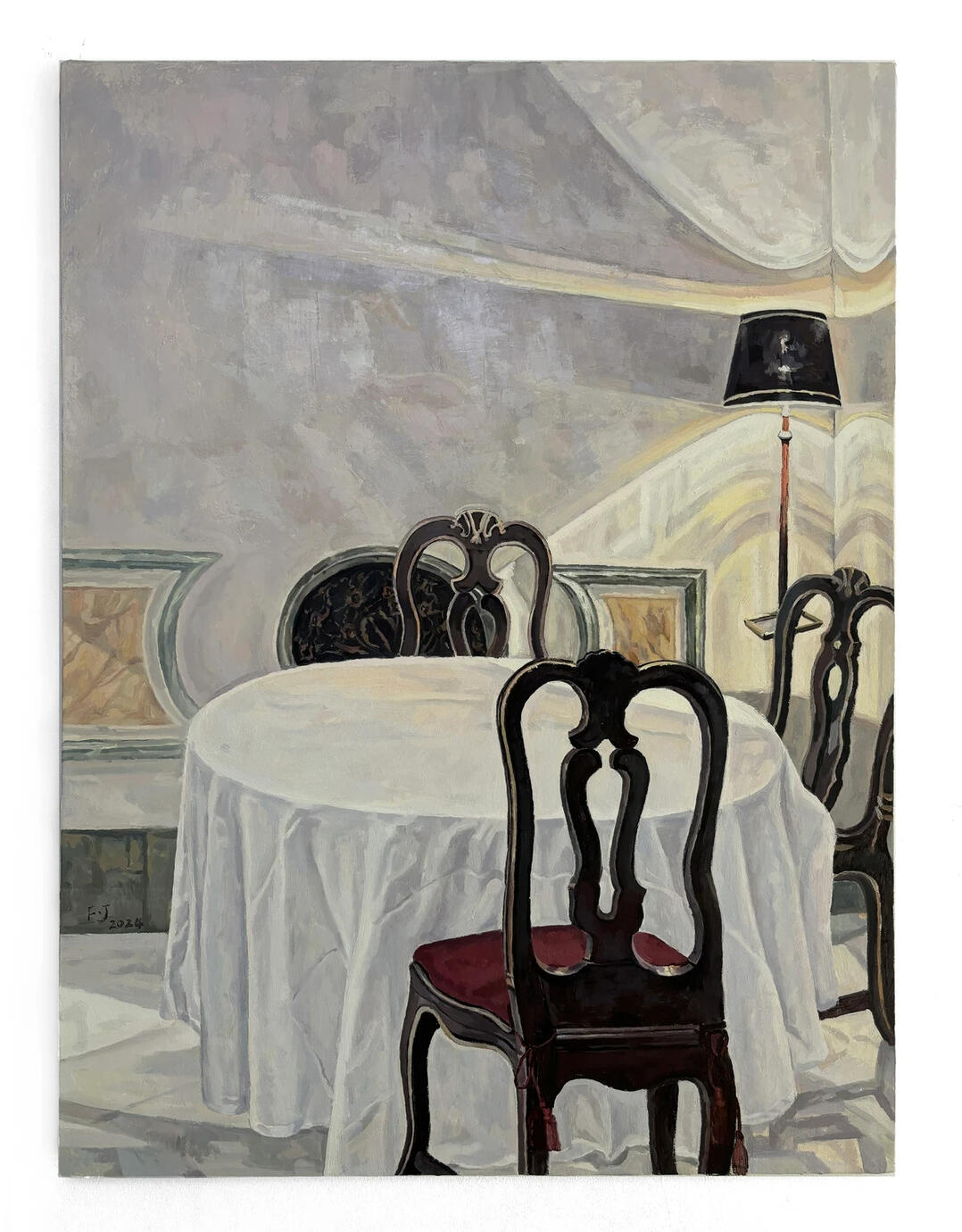 The light of night 60*80cm oil paint