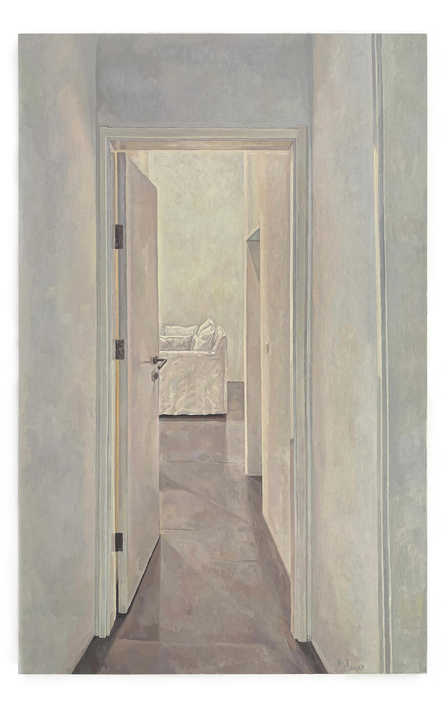 The White Sofa 70*110cm oil paint