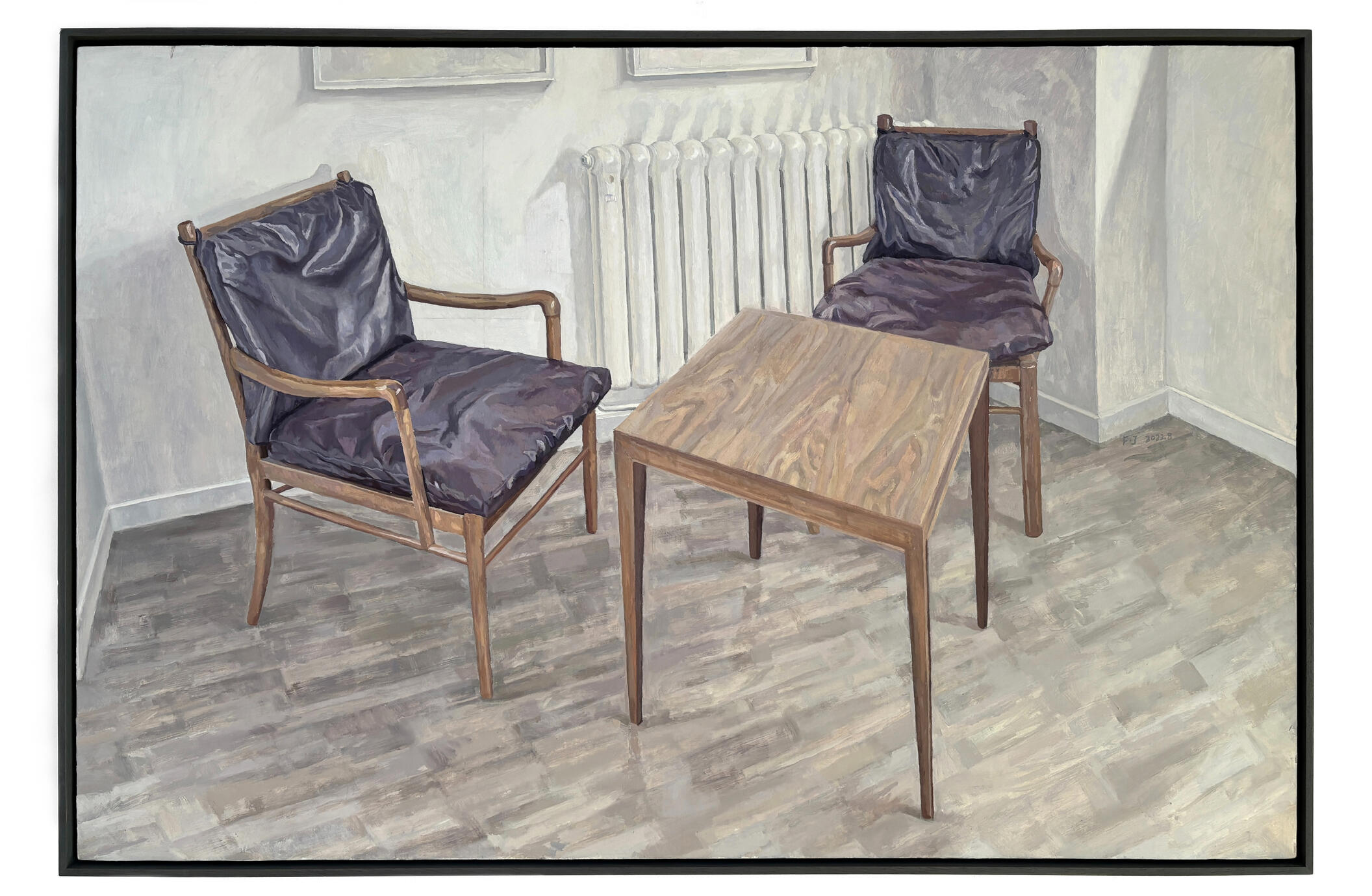 Waiting 80*120cm oil paint